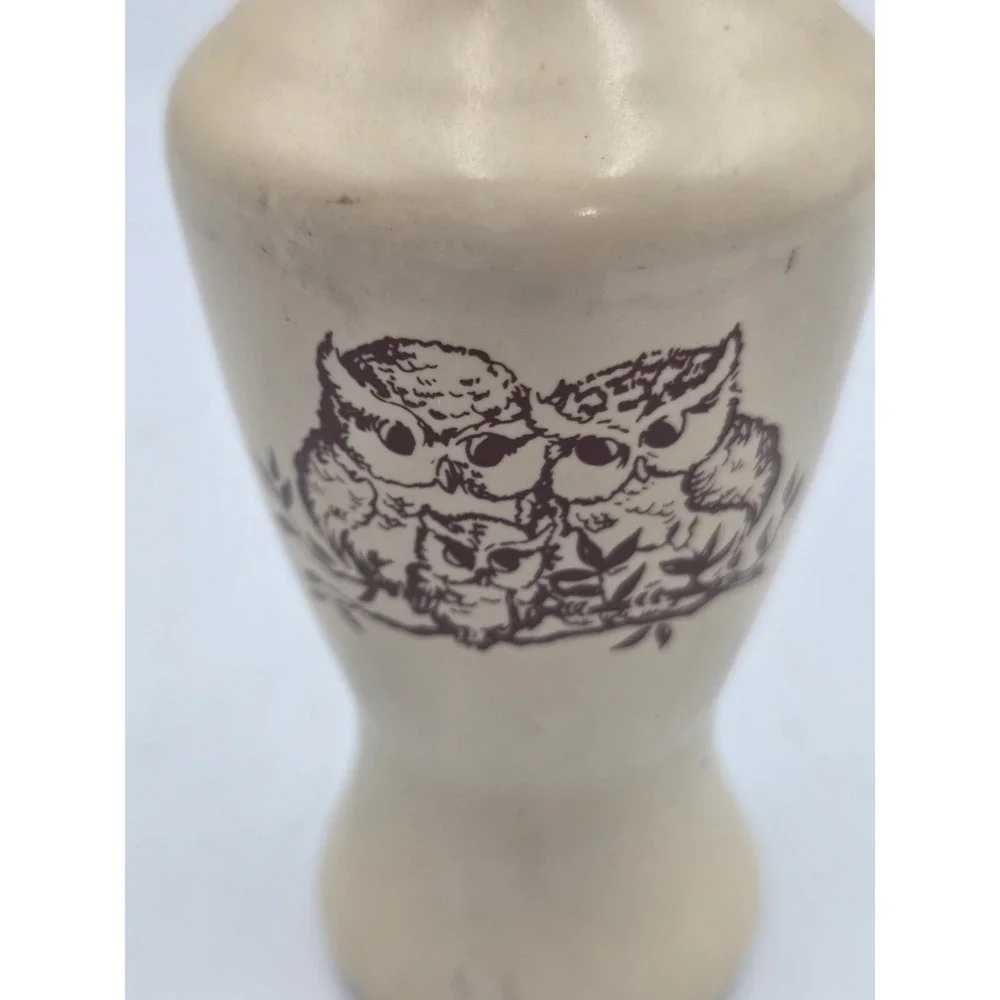 Vintage Tan Wheaton Mid Century Coated Glass 6